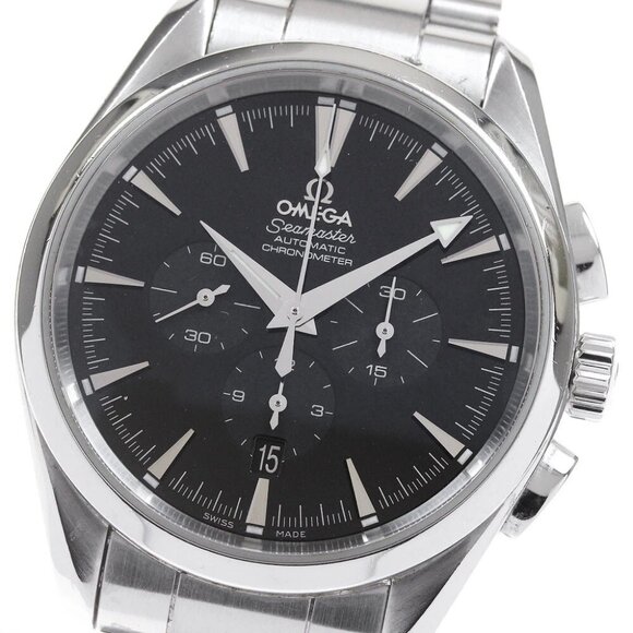 OMEGA Seamaster Aqua Terra 2512.50 Chronograph black Dial Automatic Men&#039;s_8 - Picture 1 of 6
